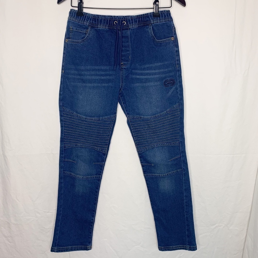 Eckō Unlimited / Ankle Drawstring Denim Joggers